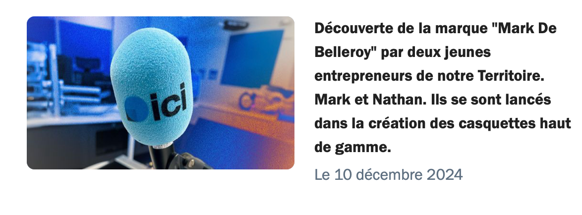 Mark De Belleroy dans la Presse : Une Reconnaissance Médiatique