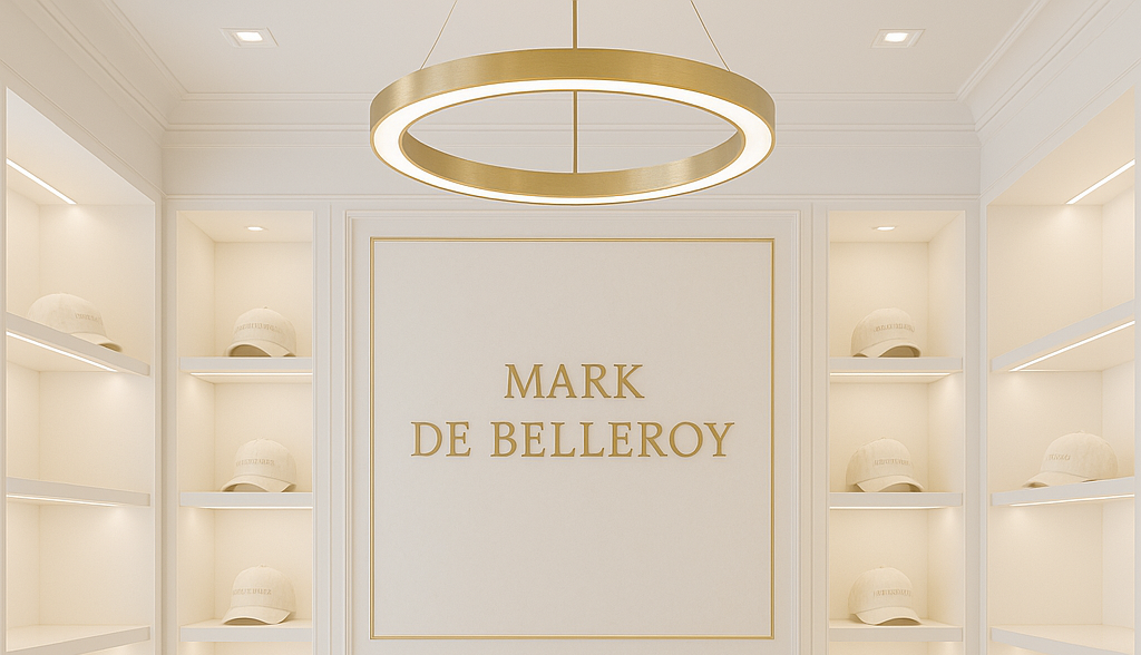 Boutique de luxe - Boutique Mark De Belleroy - Casquette de luxe - Boutique de luxe Française - Boutique parisienne - Boutique Paris - Casquette baseball - Magasin de casquette de luxe - Boutique de casquette