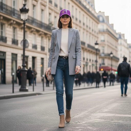 Casquette de luxe Mark De Belleroy - Luxury cap - French cap - baseball luxury cap - Baseball Cap -Mark De Belleroy - Casquette baseball - casquette de luxe - casquette violette - casquette premium - casquette haut de gamme - casquette fabriquée en France - Casquette made in France - Casquette prestige - casquette de collection - casquette fashion - casquette brodée - casquette maison française - casquette maison de luxe - casquette homme - casquette femme - casquette no gender - casquette colibri