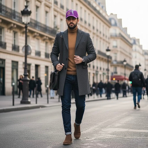 Casquette de luxe Mark De Belleroy - Luxury cap - French cap - baseball luxury cap - Baseball Cap -Mark De Belleroy - Casquette baseball - casquette de luxe - casquette violette - casquette premium - casquette haut de gamme - casquette fabriquée en France - Casquette made in France - Casquette prestige - casquette de collection - casquette fashion - casquette brodée - casquette maison française - casquette maison de luxe - casquette homme - casquette femme - casquette no gender - casquette colibri