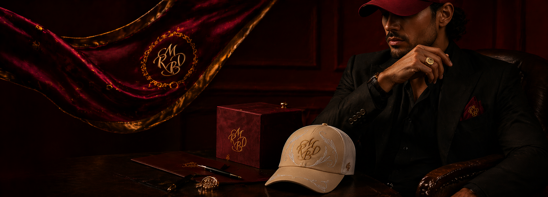 Casquette de luxe - casquette made in france - casquette fabriquée à la main - casquette sur-mesure - casquette brodée - casquette d'exception - casquette no gender - casquette homme - casquette femme - casquette série limitée