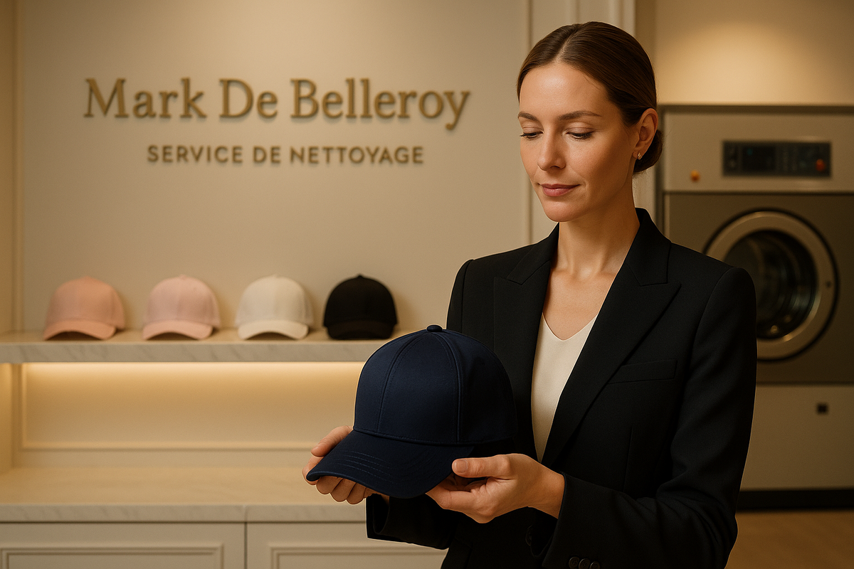 Service de nettoyage de casquette de luxe maison Mark De Belleroy