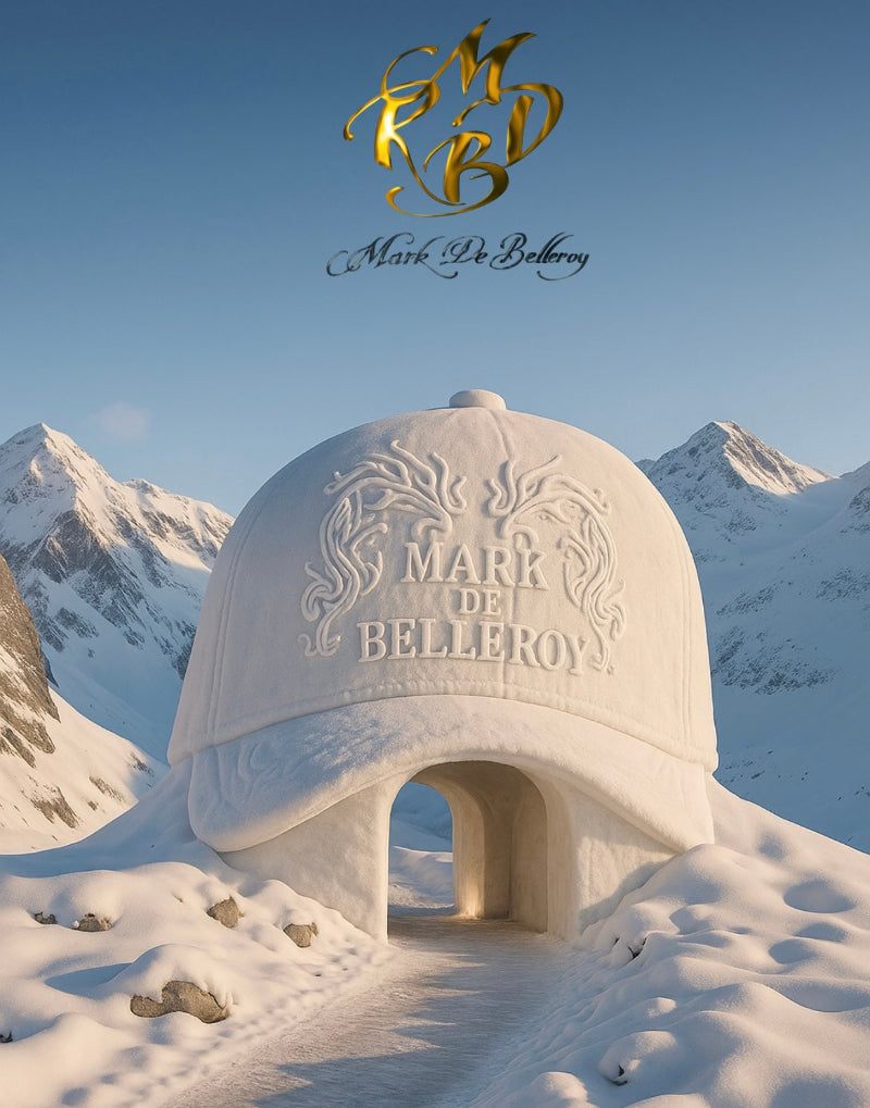 Casquette Baseball - Casquette de luxe - Luxury cap - Mark De Belleroy - luxury french cap - Made in France caps - Frenchdesigner - Noël - Christmas luxury Gift - Cadeau de noel de luxe - Idée de cadeau de noël - Casquette Mark De Belleroy