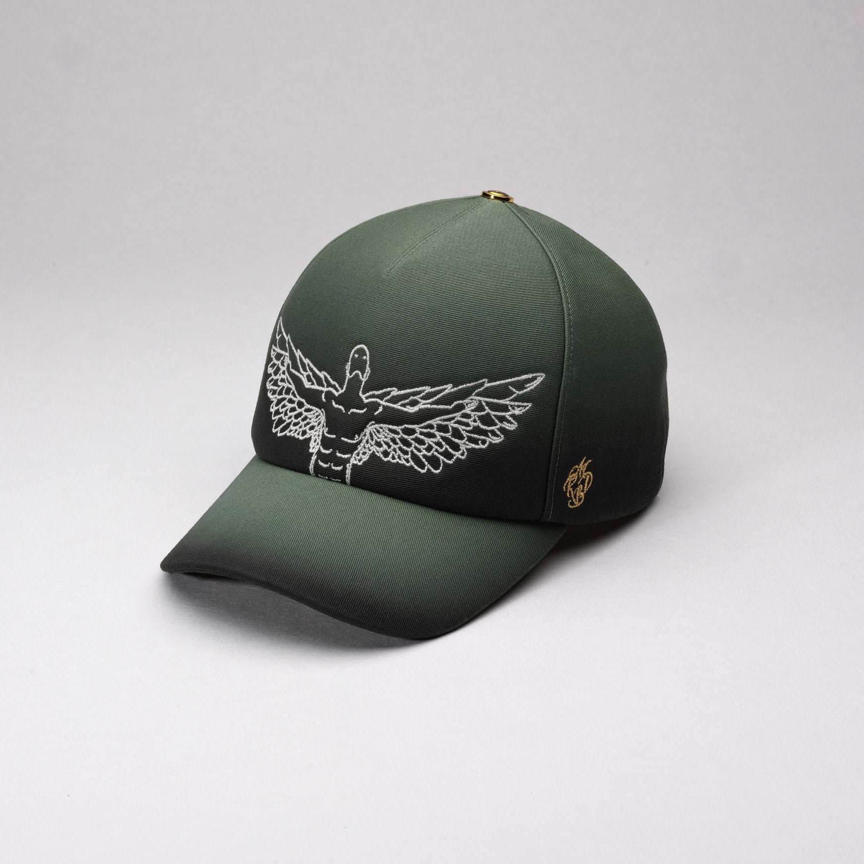 Casquette baseball 5 pans l'ange ébène Mark De Belleroy