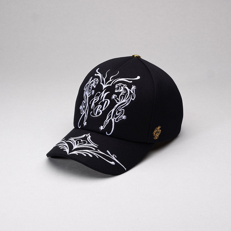 Casquette baseball 5 pans prestige la panthère énigmatique Mark De Belleroy