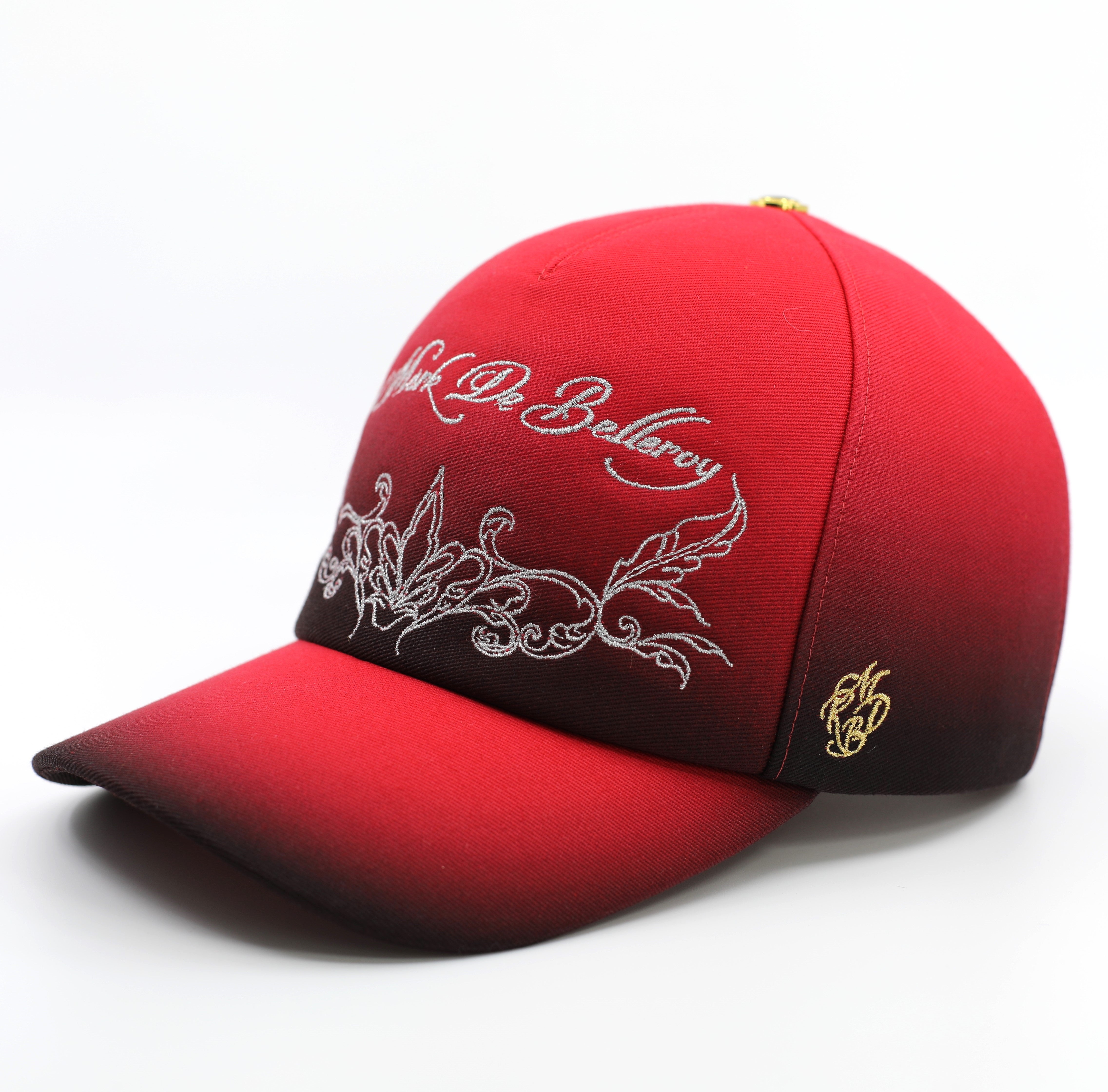 Casquette baseball l'élégance écarlate Mark De Belleroy