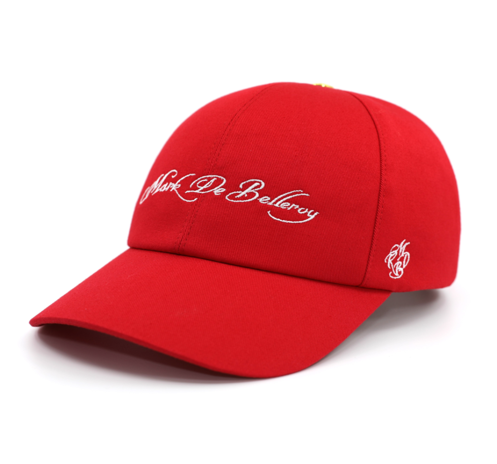 Casquette baseball la rouge intense Mark De Belleroy