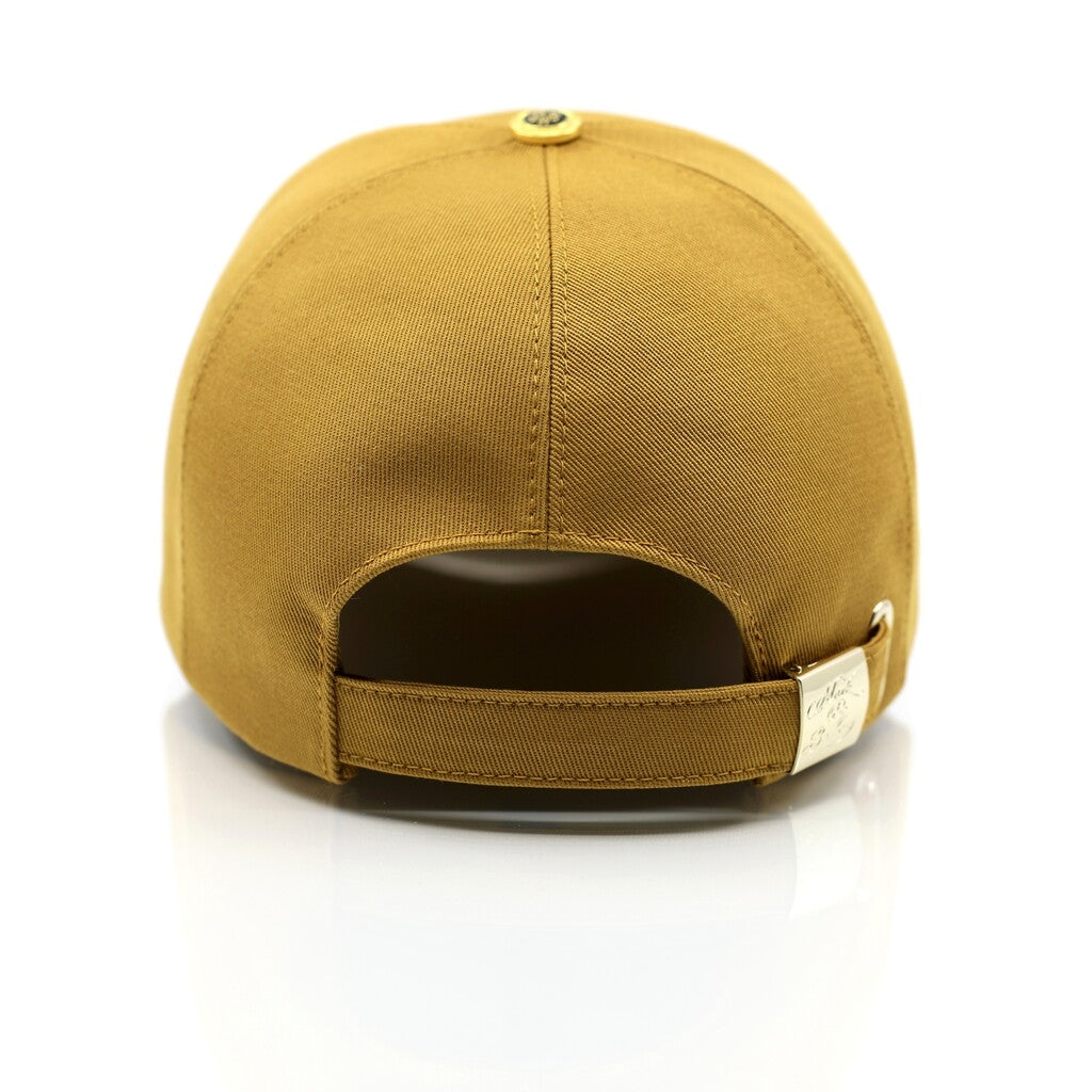 Casquette de luxe Mark De Belleroy - Luxury cap - French cap - luxury cap -Mark De Belleroy - Casquette baseball 5 pans - casquette de luxe - casquette curry - casquette premium - casquette haut de gamme - casquette fabriquée en France - Casquette made in France - Casquette prestige - casquette de collection - casquette fashion - casquette brodée - casquette maison française - casquette maison de luxe - casquette homme - casquette femme - casquette no gender - casquette hibiscus- - casquette femme 