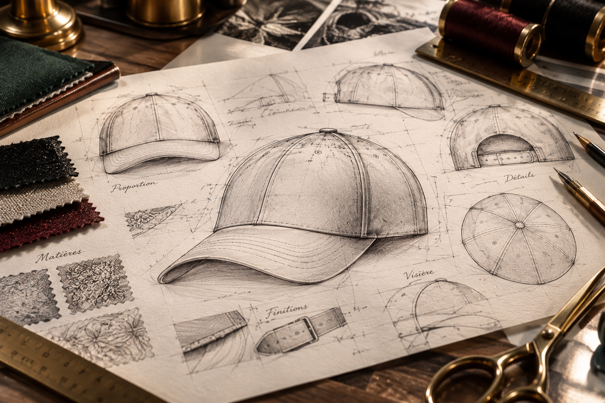 Creación artesanal de una gorra Mark De Belleroy