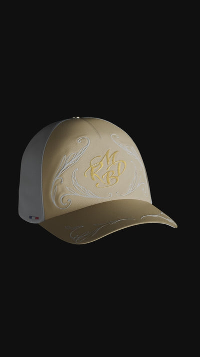 Vidéo maison de luxe française casquette de luxe Mark De Belleroy casquette brodée en France 